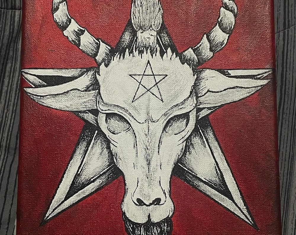 Baphomet Canvas Design